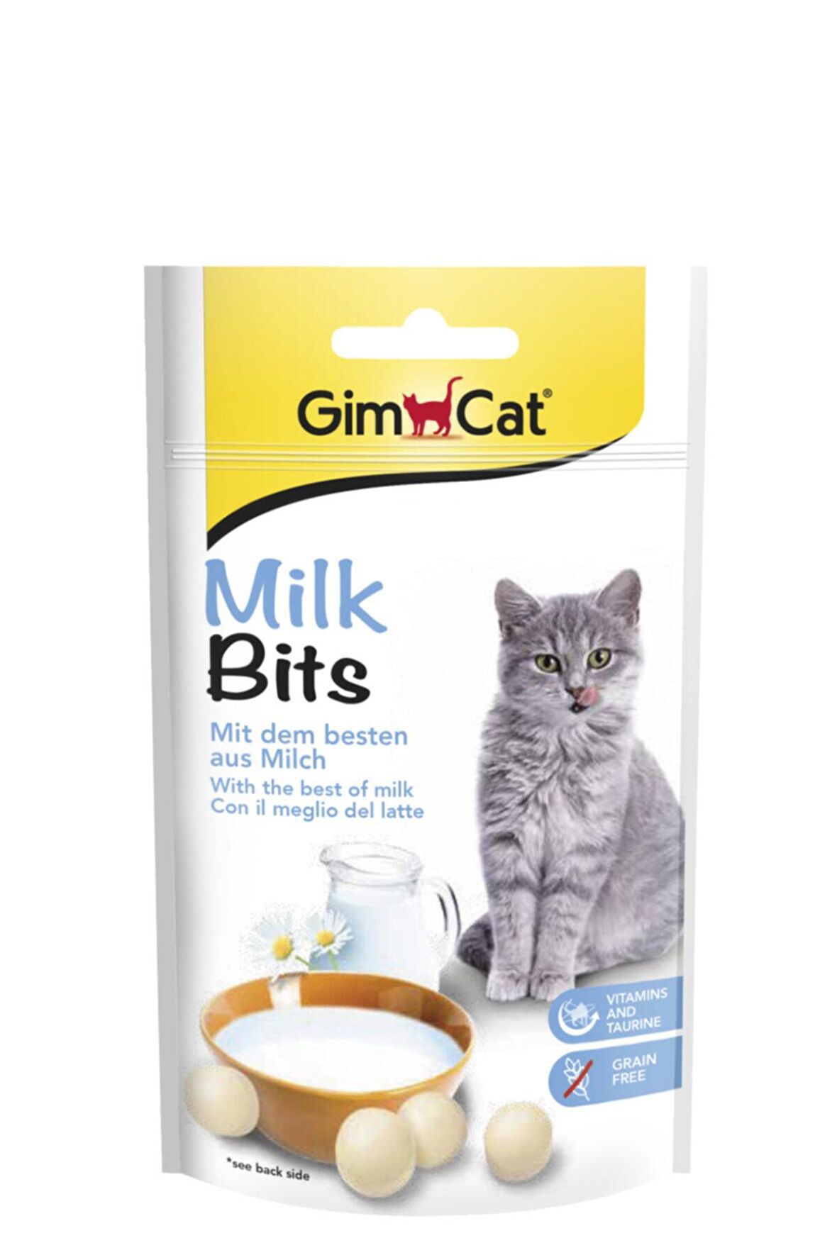 Gimcat Milk Bits Sütlü Granül Yetişkin Kedi Ödülü 40 g 