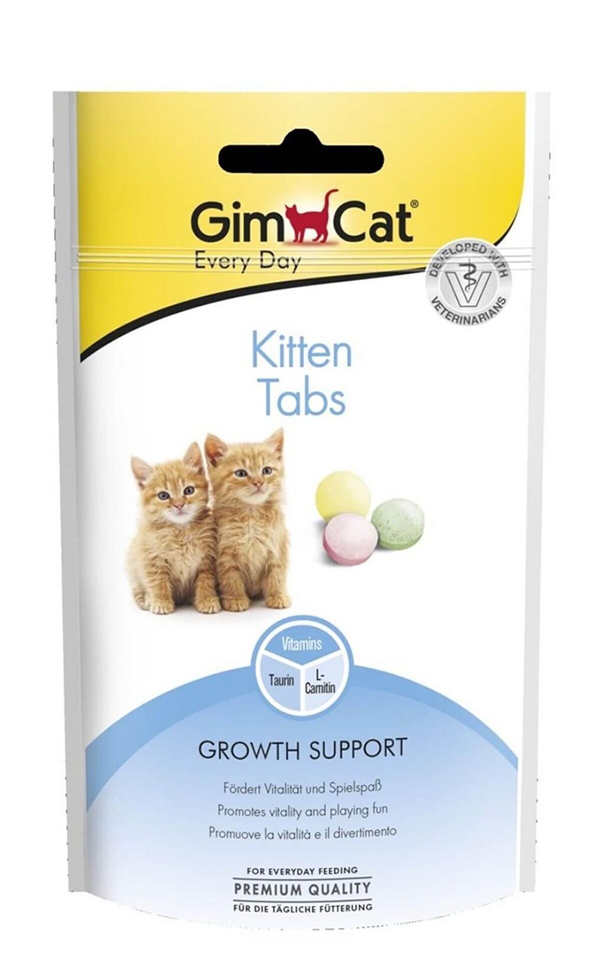 Gimcat Kitten Tabs Tahıllı Granül Yavru Kedi Ödülü 40 g 