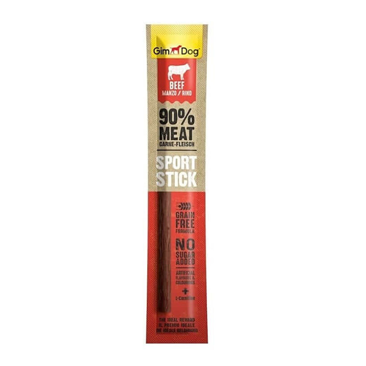 Gimdog Sticks Tahılsız Sığır Etli Köpek Ödül Çubuğu 12 Grx6