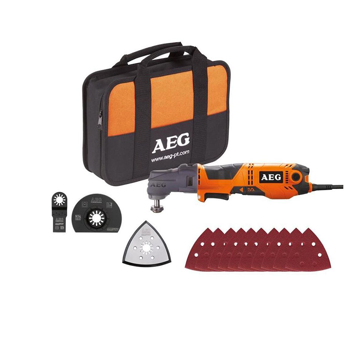 Aeg OMNI300-KIT5 Multitool Powerpack Kiti 300 Watt