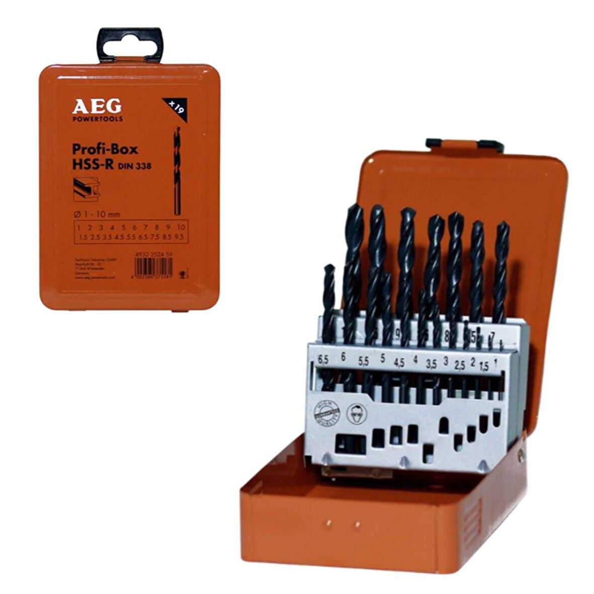 AEG HSS Metal Matkap Ucu Set 19 Parça