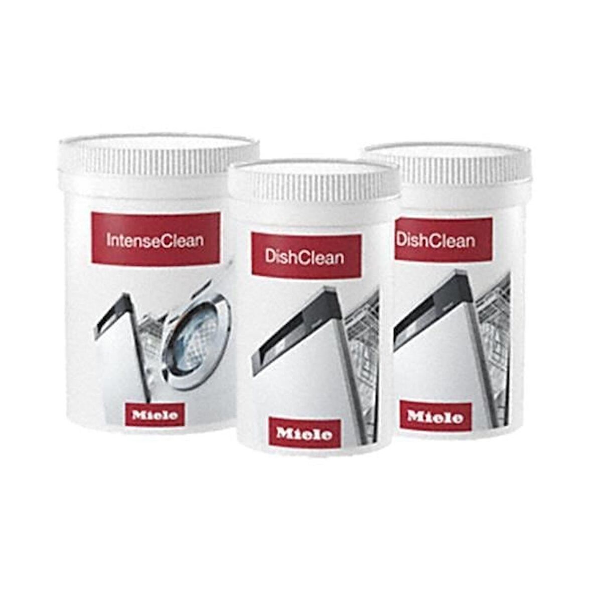 Miele Cihaz Temizleme Tozu 3'lü Set (Çamaşır&Bulaşık Mk.)