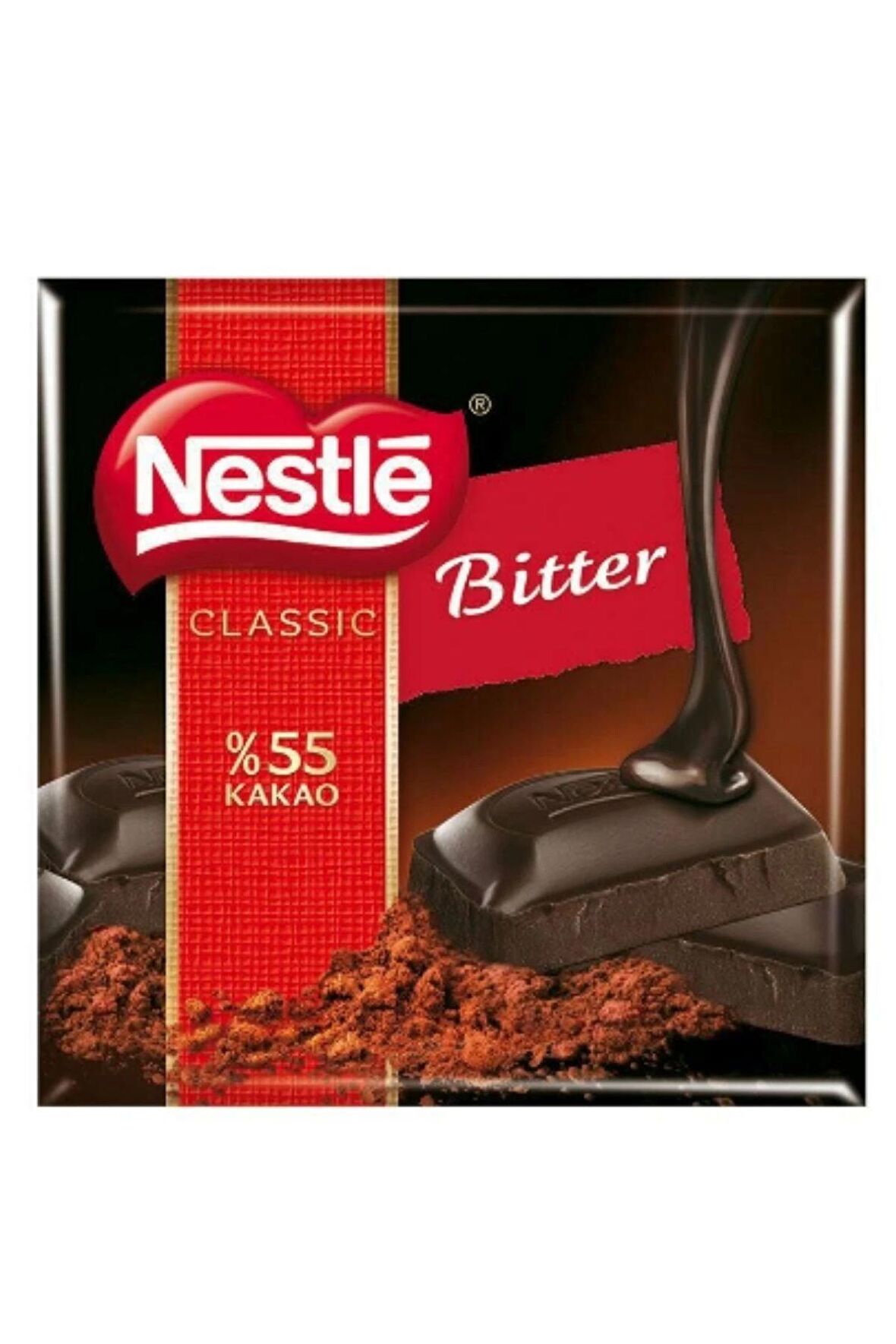 Nestle Bitter Kare Çikolata 60G (6Lı x 24 Kutu)