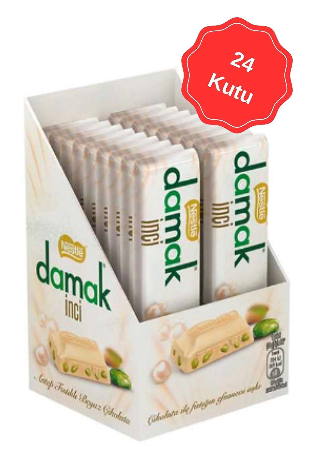 Damak İnci Baton Çikolata 30G (12li x 24 Kutu)