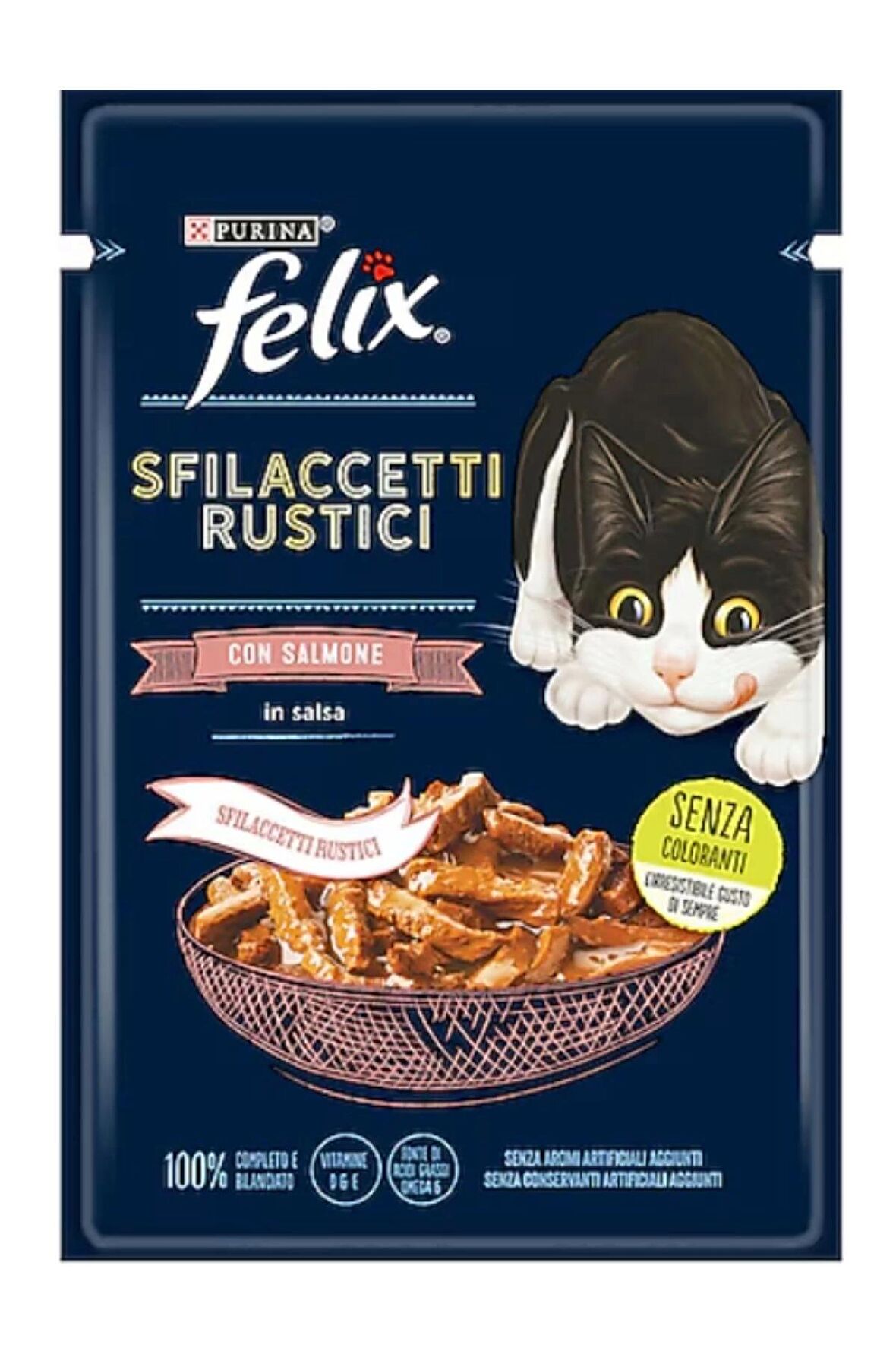 Felix Lezzetli Et Dilimleri Somonlu Kedi Yaş Maması 80 Gr x 26 Lı