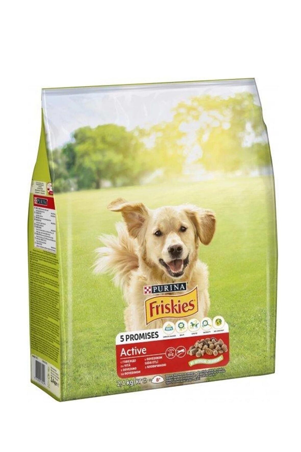 Friskies Köpek Active Etli Yetişkin Kuru Köpek Maması 2.4 Kg