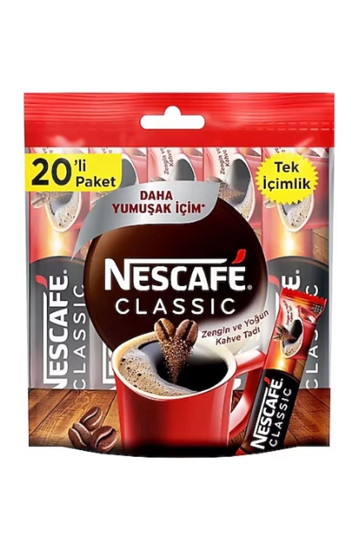 Nescafe Classic Tek İçimlik Kahve 2G x 20 Li