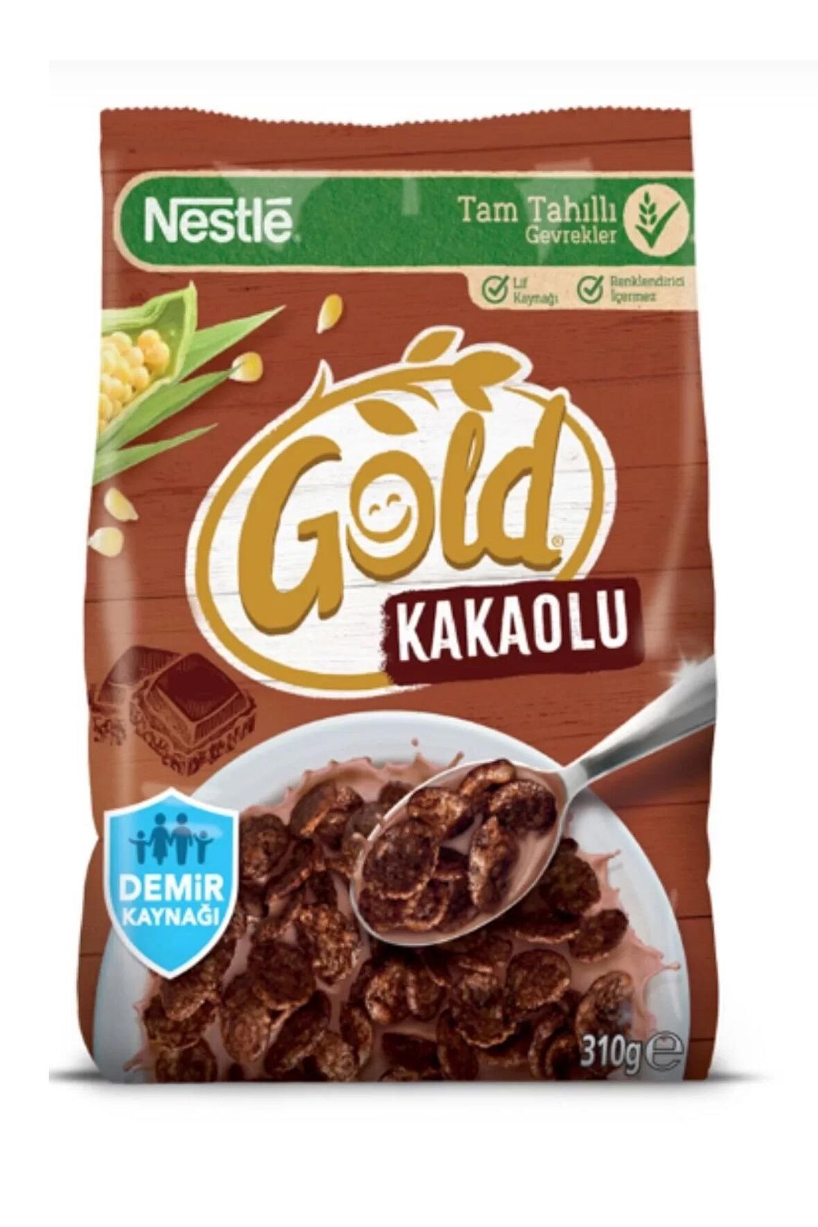 Nestle Gold Corn Flakes Kakaolu Mısır Gevreği 310G