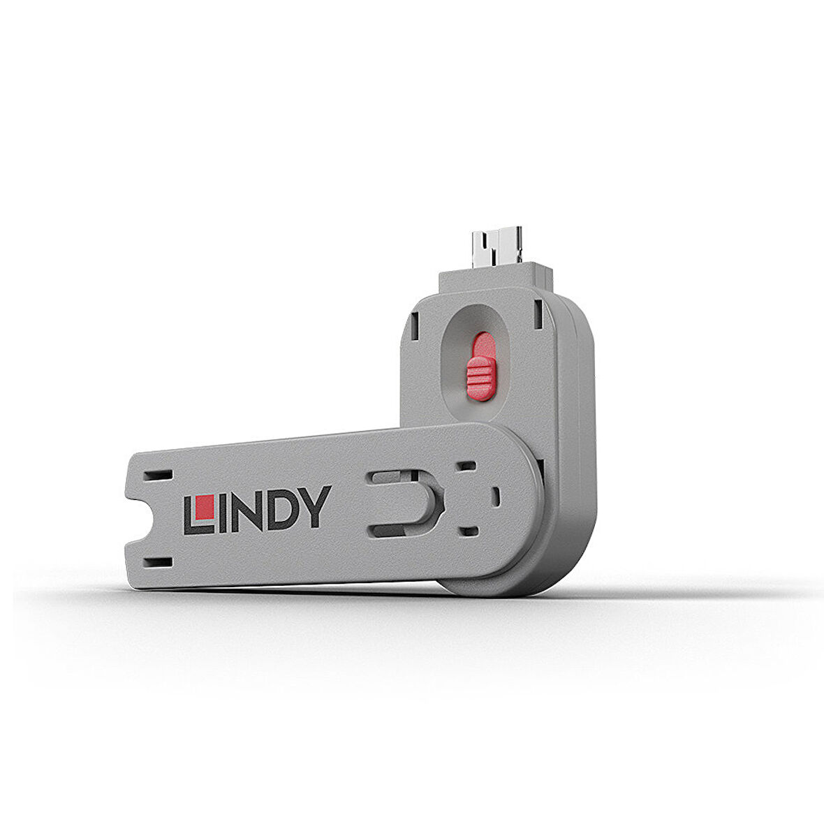 Lindy LIN-40620 Pembe USB A Tipi Port Bloke Açma Kiliti