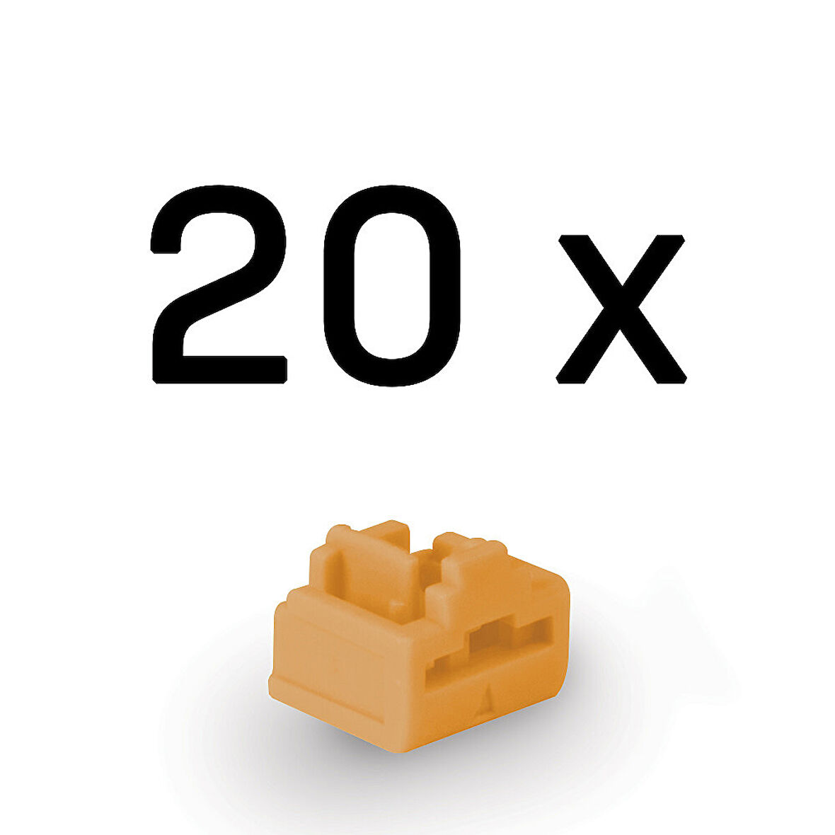 Lindy LIN-47898 20 Adet RJ 45 Turuncu Kilitleme Aparatı