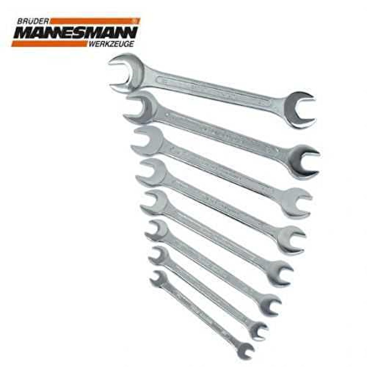 Mannesmann 110-08 DIN Açık Ağız Anahtar Takımı - (8 parça. 6-22mm)