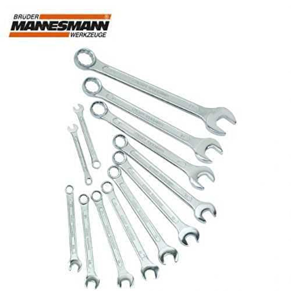 Mannesmann 130-08 DIN Kombine Anahtar Takımı (8 parça. 8-19mm)