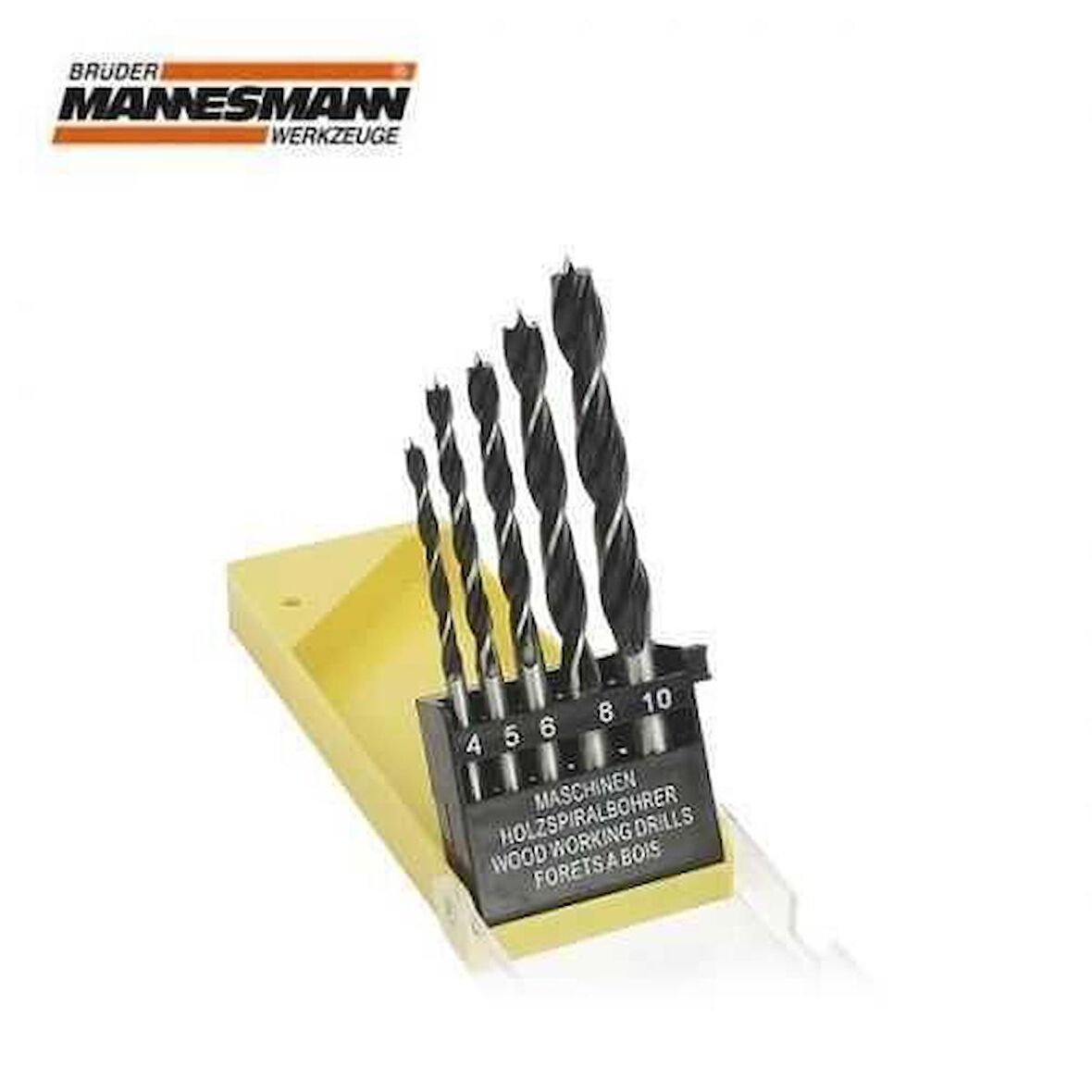 Mannesmann 519-5 SP Ahşap Matkap Ucu Seti, 5 parça