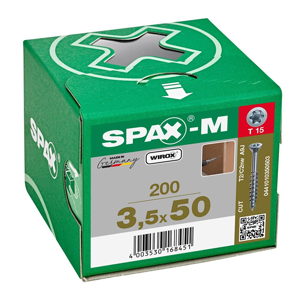 Spax Sunta Vidası 3.5X50 Mdf M (1Pk:200 Ad)