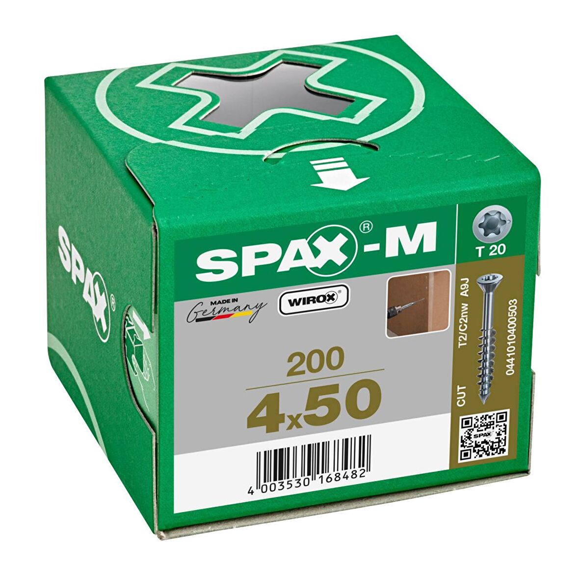 Spax Sunta Vidası 4.0X50 Mdf M (1Pk:200 Ad)