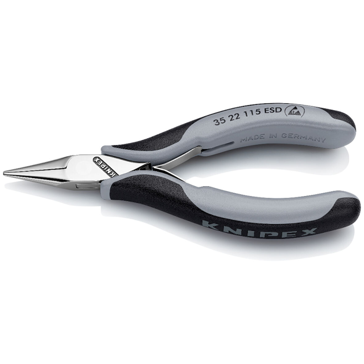 KNIPEX Elektronikçi Kargaburun 115 mm (3522115ESD)