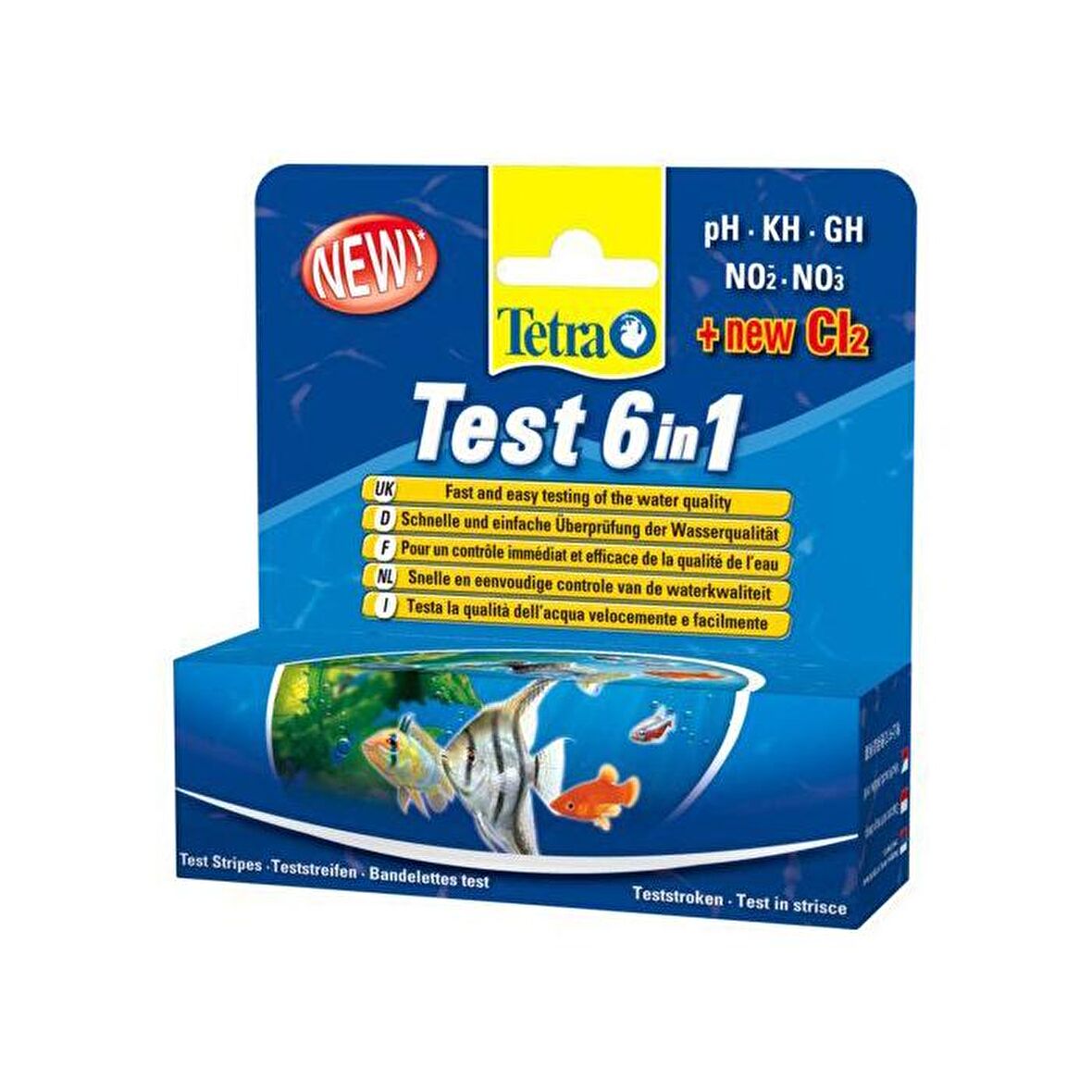 Tetra Test 6 in 1 Tatlı Su Stip
