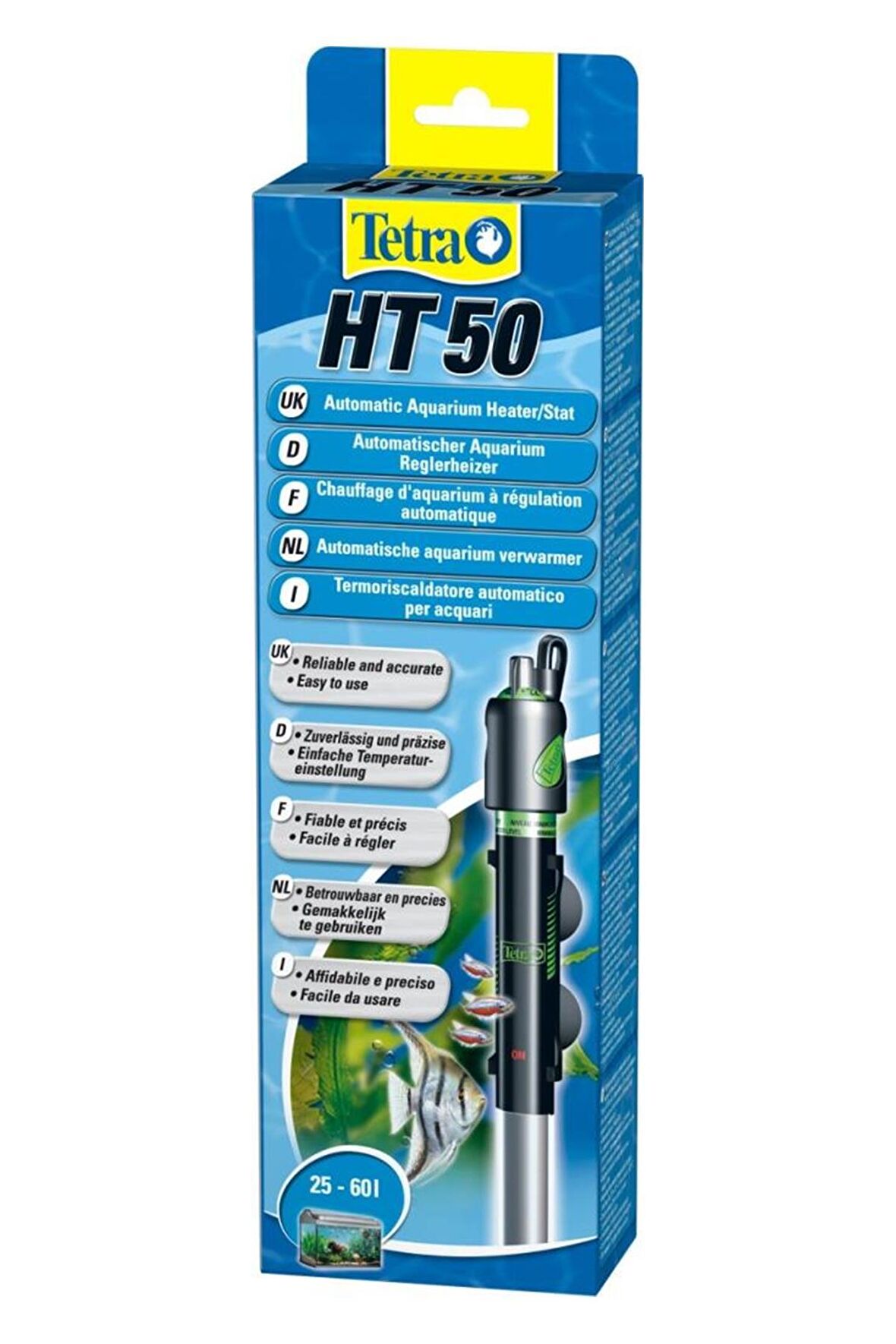 Tetra HT 50 Akvaryum Isıtıcısı 50 watt 25-60 Litre