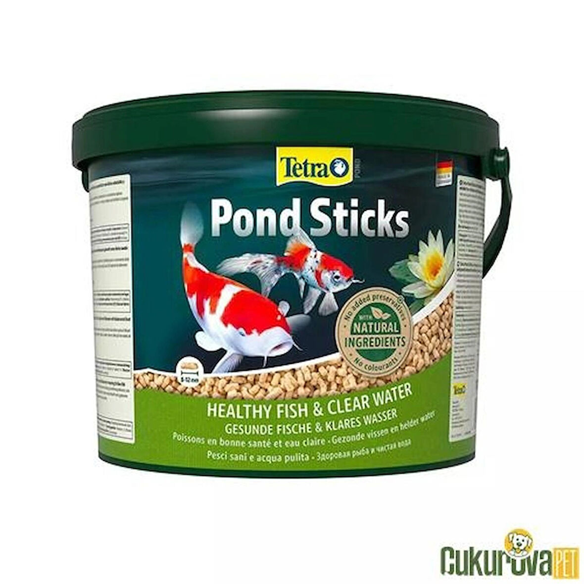 Tetra Pond Stıcks Akvaryum Balık Yemi 10 L - Kova