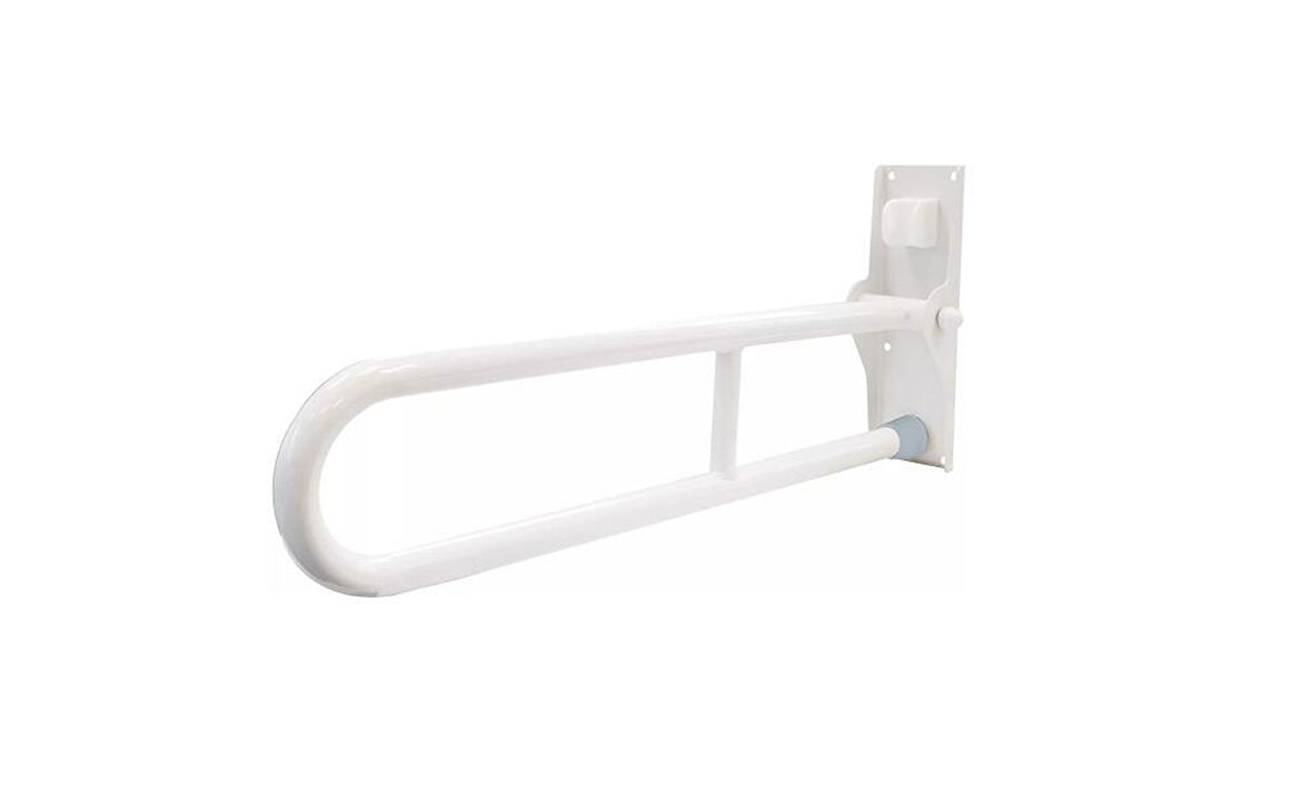 Wenko Secura Ebgelli, Yaşlı, Katlanır Tutma Barı Beyaz ( Made in Germany )