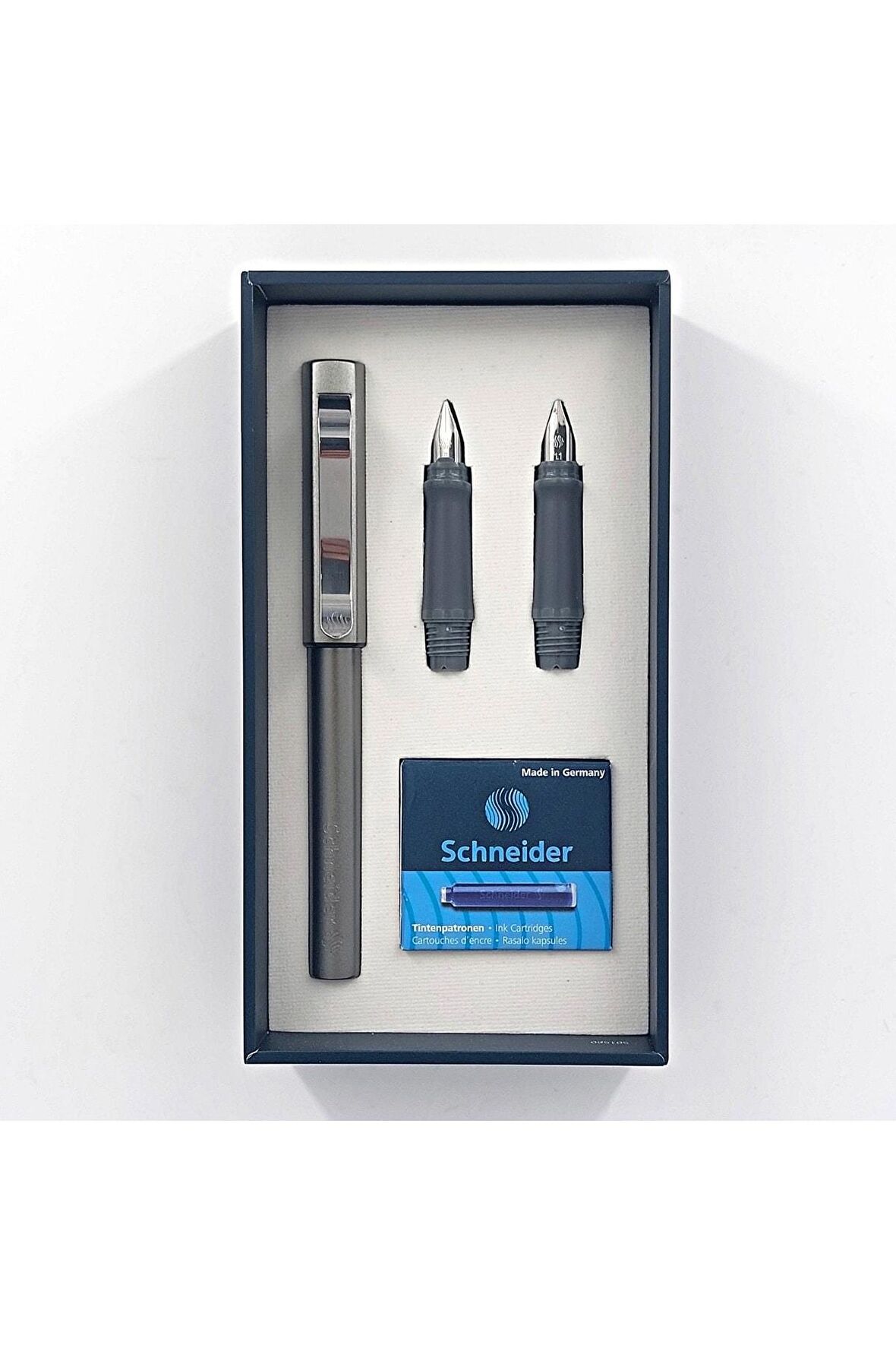 Schneider Dolma Kalem Base Metalik Gümüş 160379