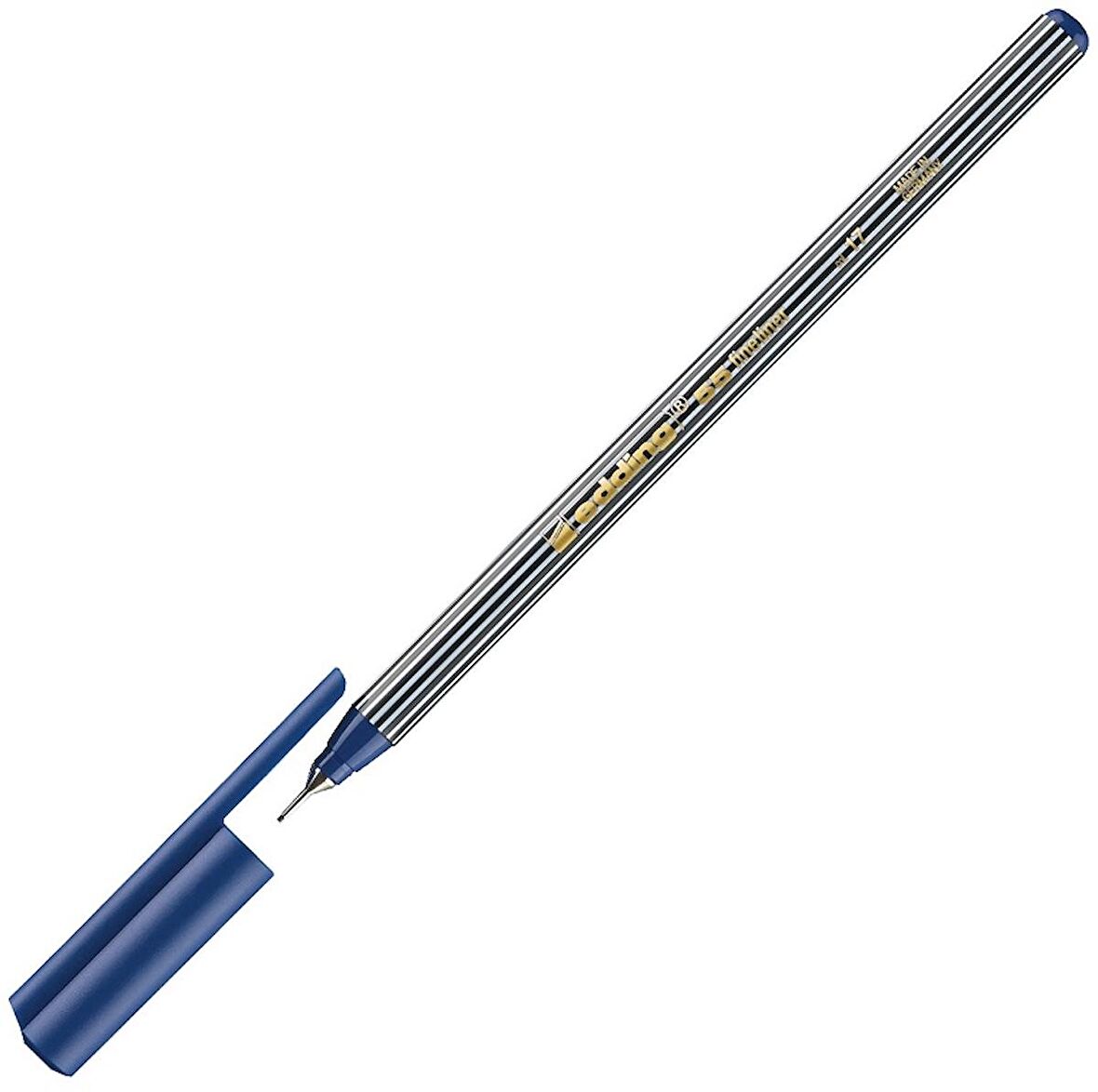 EDDING FINE PEN E-55 ÇELİK MAVİSİ 10 Adet