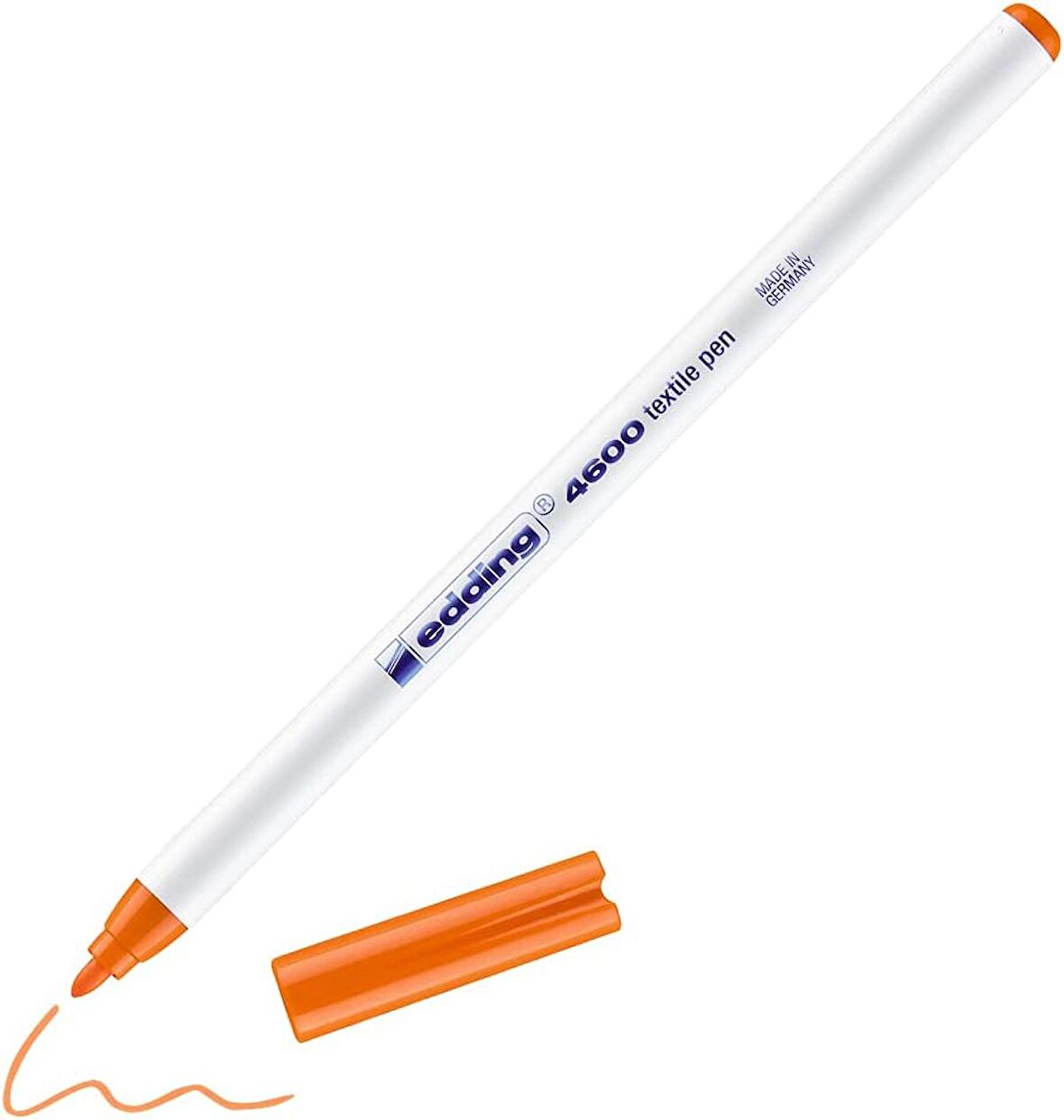 Edding 4600 1.0mm Tekstil Kumaş Kalemi Turuncu / 006