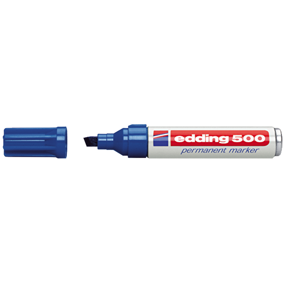 Edding Markör Permanent 2-7 MM Mavi Kesik Uçlu 500
