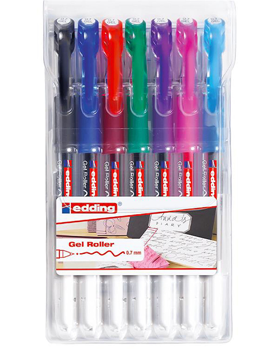 Edding Jel Roller Kalem 7li Set 07mm Metalik Renkler 2185