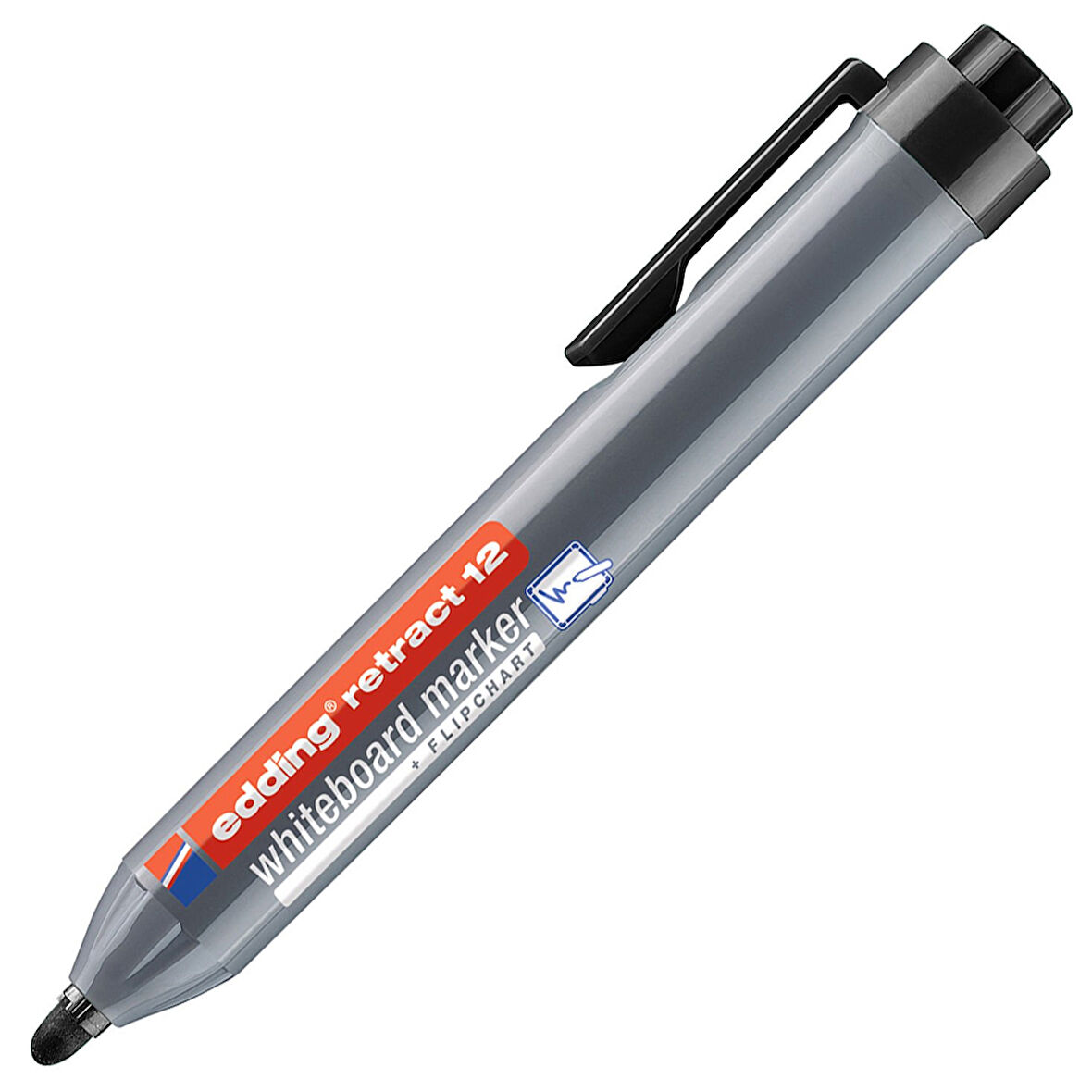 Edding Retract 12 Byt Markör Siyah Ed-12-10-PKT