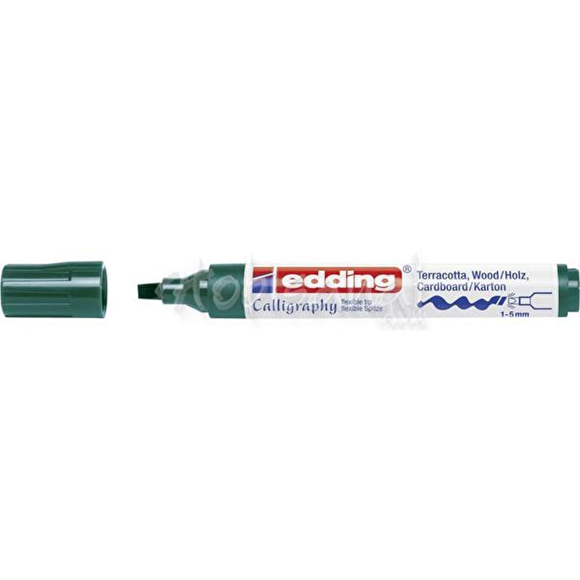 Edding 1455 Kaligrafi Kalemi 5mm Yeşil