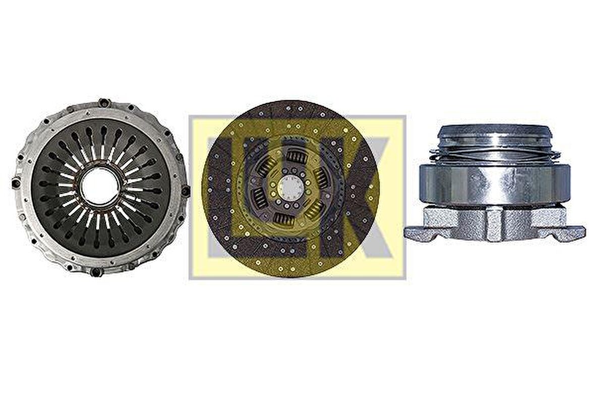 DEBRIYAJ SETI BASKI+DISK+RULMAN MAN 26.270 D0826 32.270 D0836 EDC LI HIEX   395 MM - 10 DIS - LUK 640300100