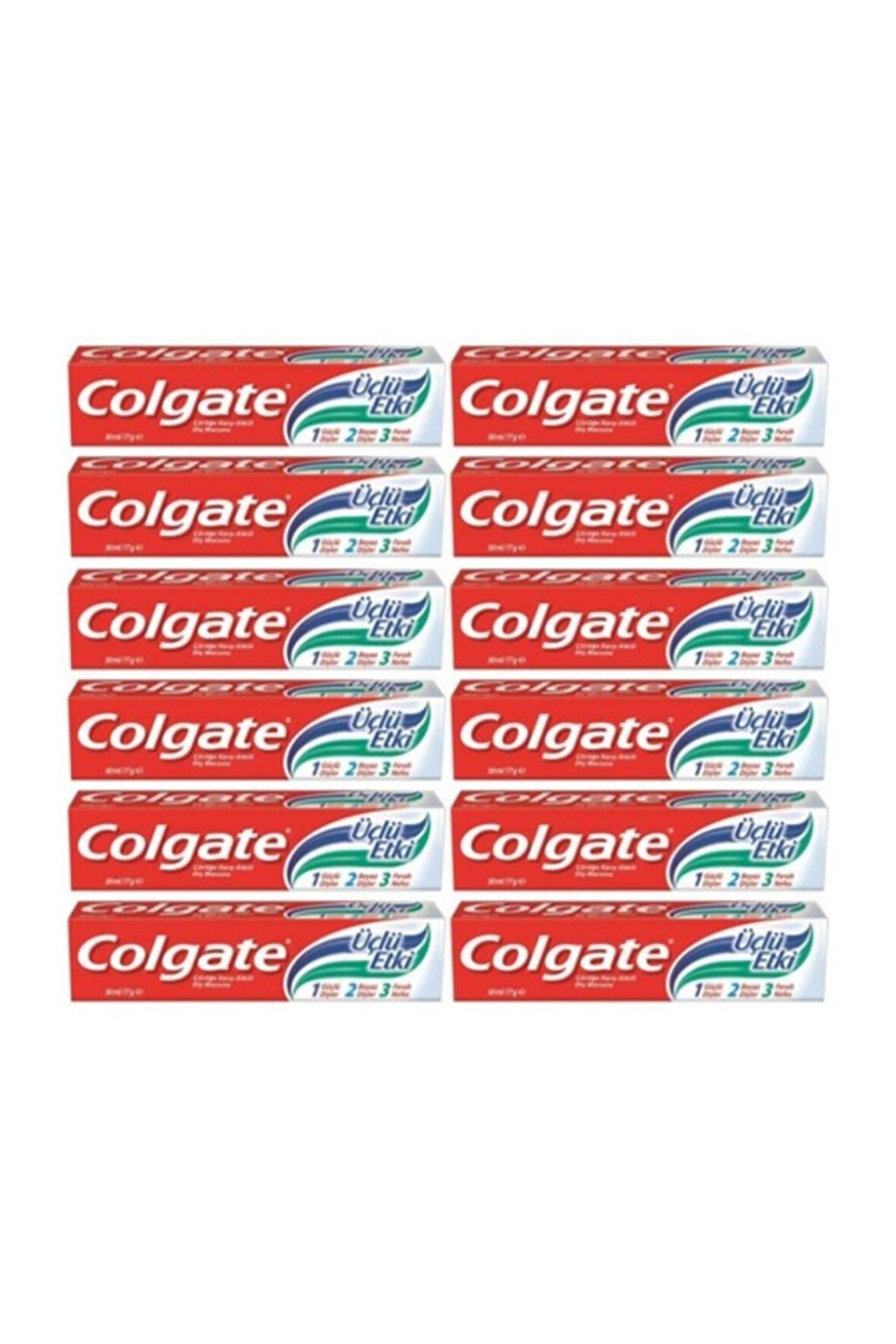 Colgate Diş Macunu 50 Ml Üçlü Etki 12 Adet