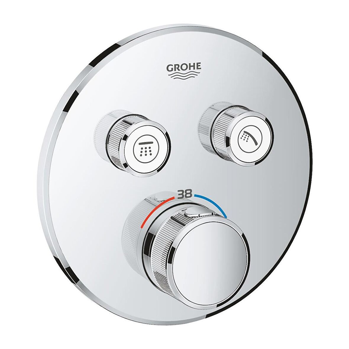 Grohe Grohtherm Smartcontrol 29119000 Gümüş Banyo Bataryası