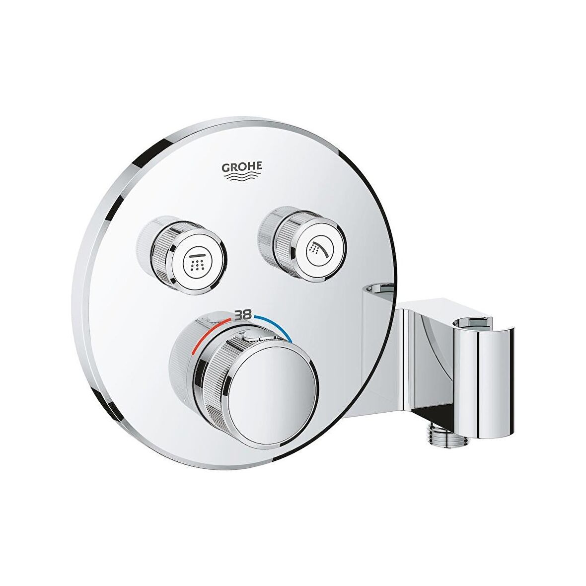 Grohe Grohtherm Smartcontrol 29120000 Gümüş Banyo Bataryası