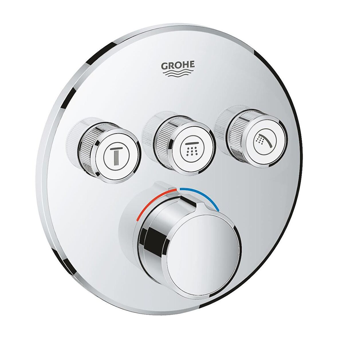 Grohe Grohtherm Smartcontrol 29146000 Gümüş Banyo Bataryası