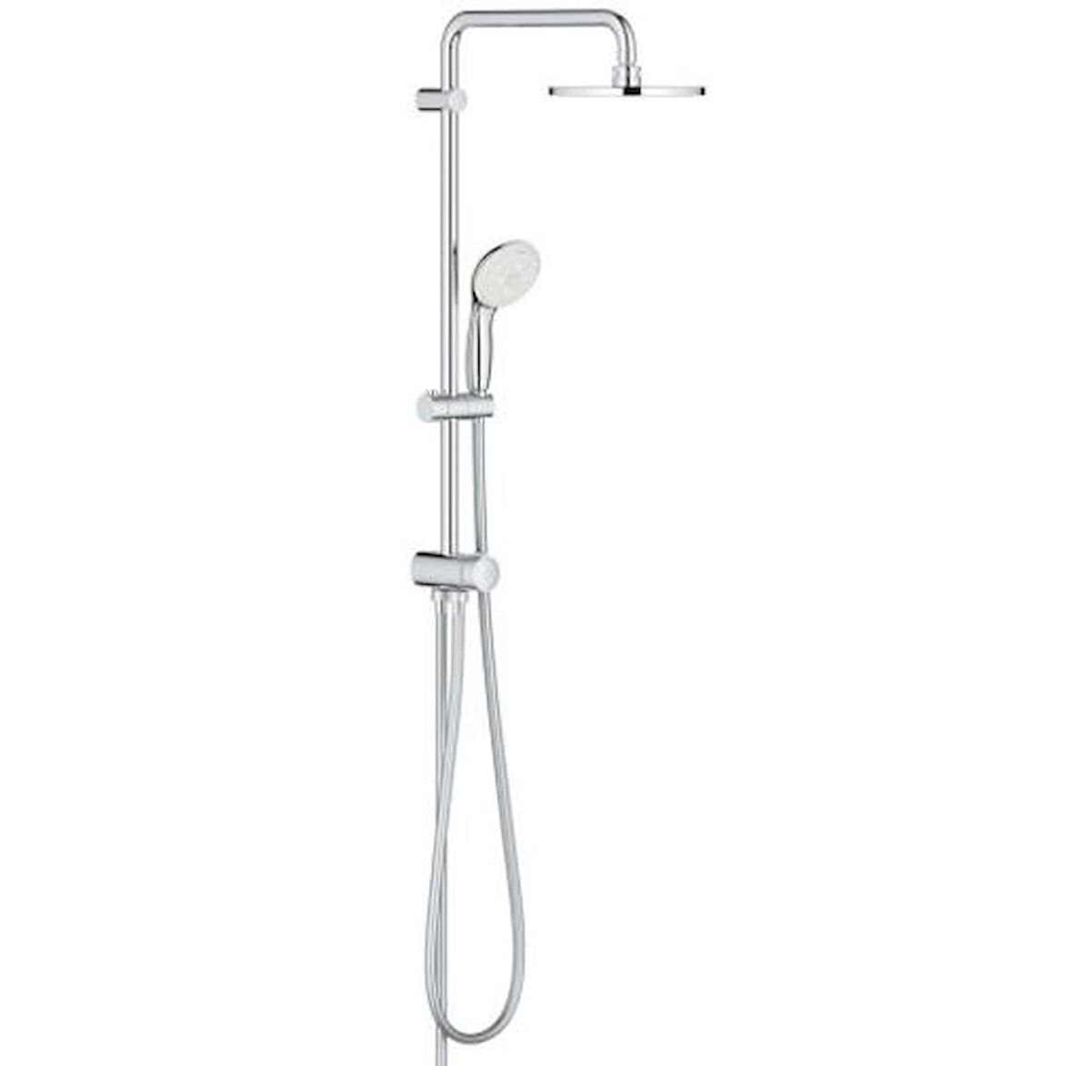 Grohe New Tempesta Sistem 200 Duvar Bağlantılı, Divertörlü Duş Sistemi - 27389002