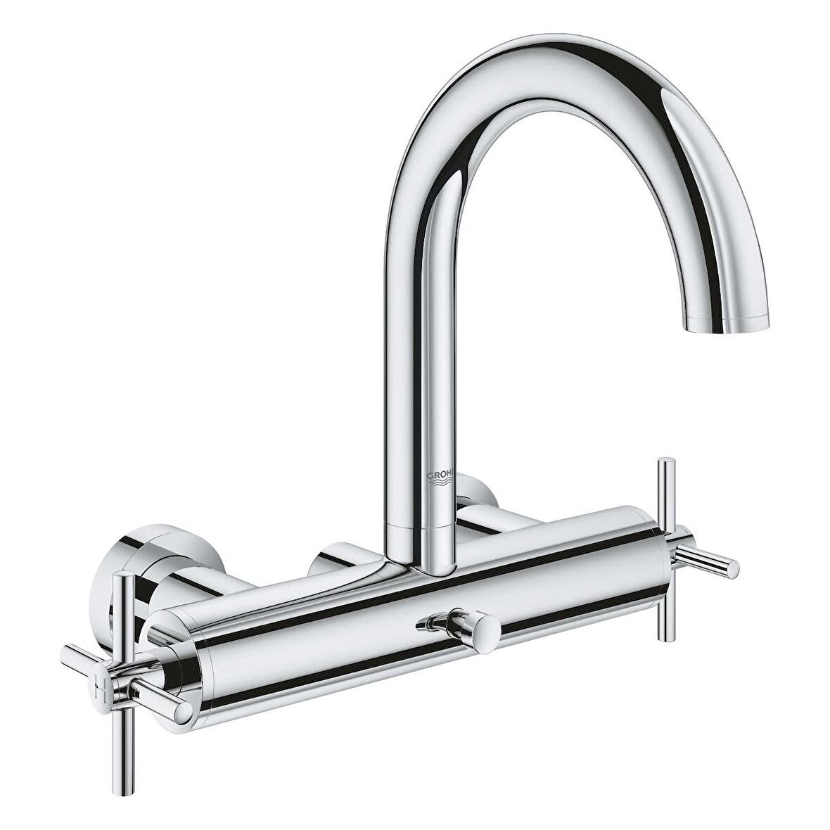 Grohe Atrio 25010003 Gümüş Banyo Bataryası