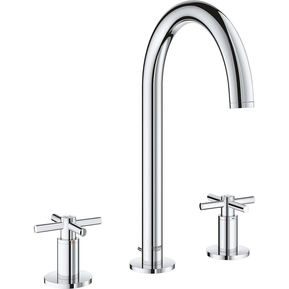 Grohe Atrio 3 Delikli Lavabo Bataryası 1/2" M-Boyut (20008003)