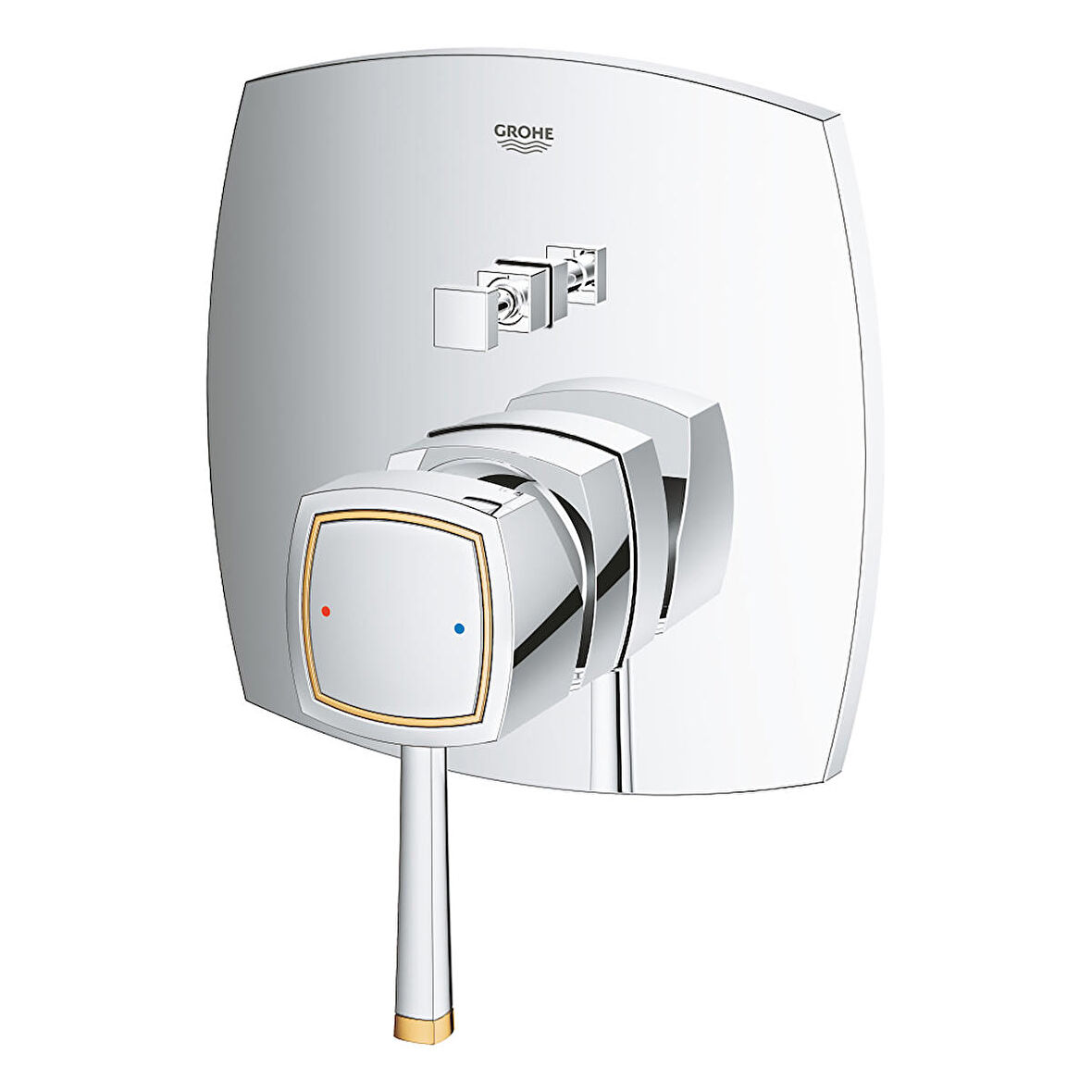 Grohe Grandera Kr/Altın 24068IG0 Gümüş Banyo Bataryası