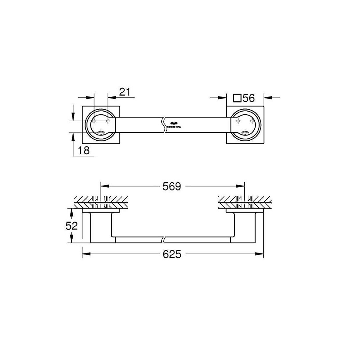 Grohe Allure Havluluk - 40341001