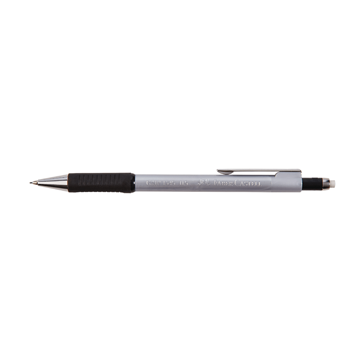 Faber Castell  Castell Grip II 1345 0.5 mm Versatil Gümüş