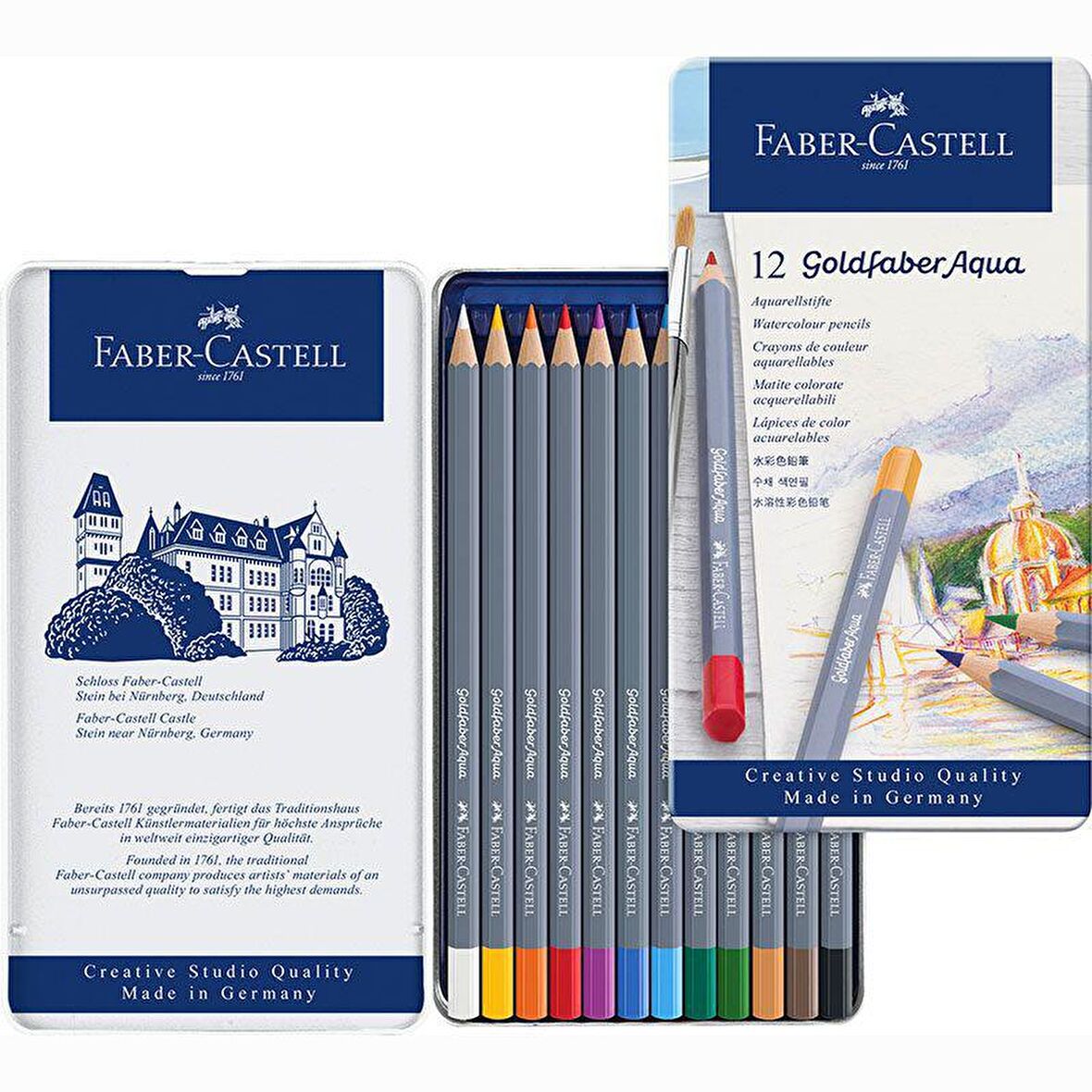 Faber Castell Goldfaber Aqua Boya Kalemi 12'Lİ