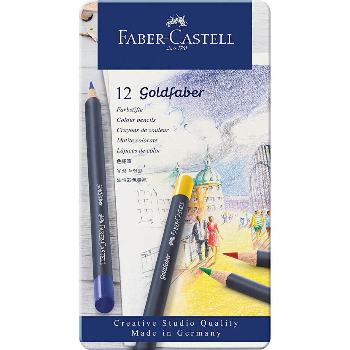 Faber Castell Goldfaber Renkli Boya Kalemi 12li Set