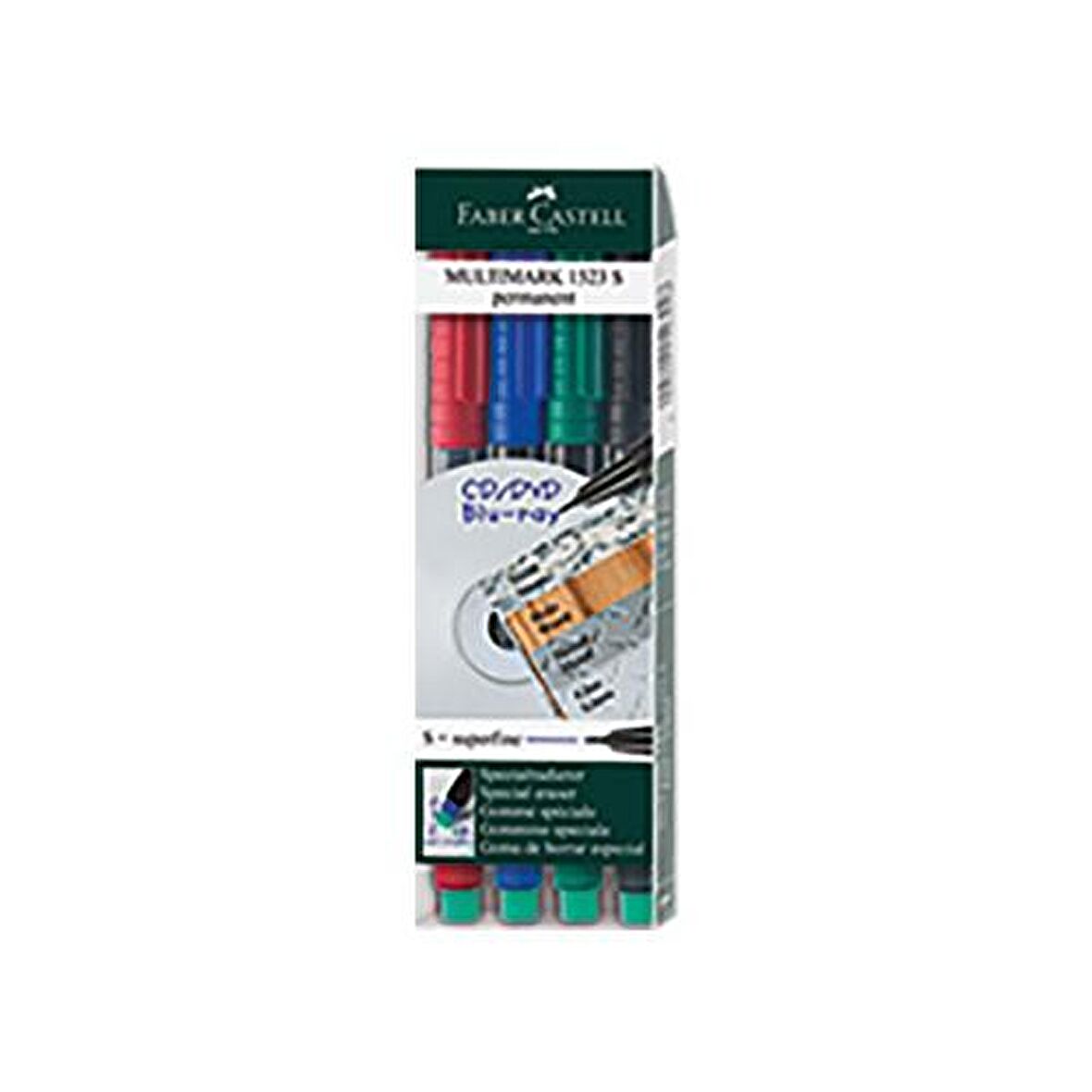 Faber-Castell Permanent Kalem (S) 4'lü Takım