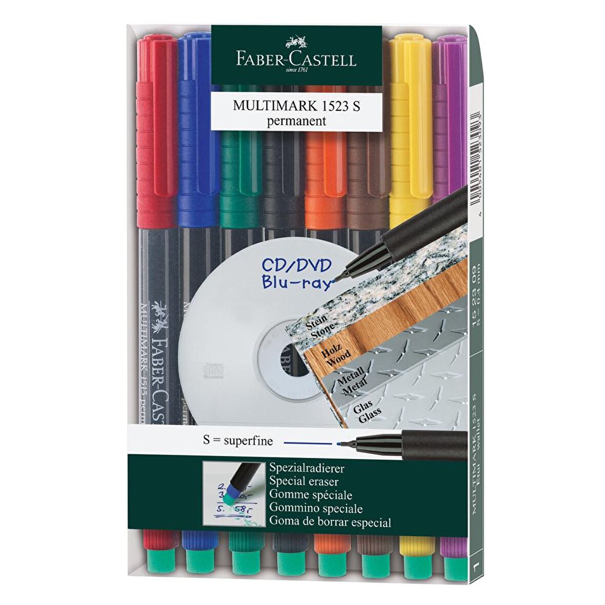 Faber-Castell Permanent (S) 8'li Takım