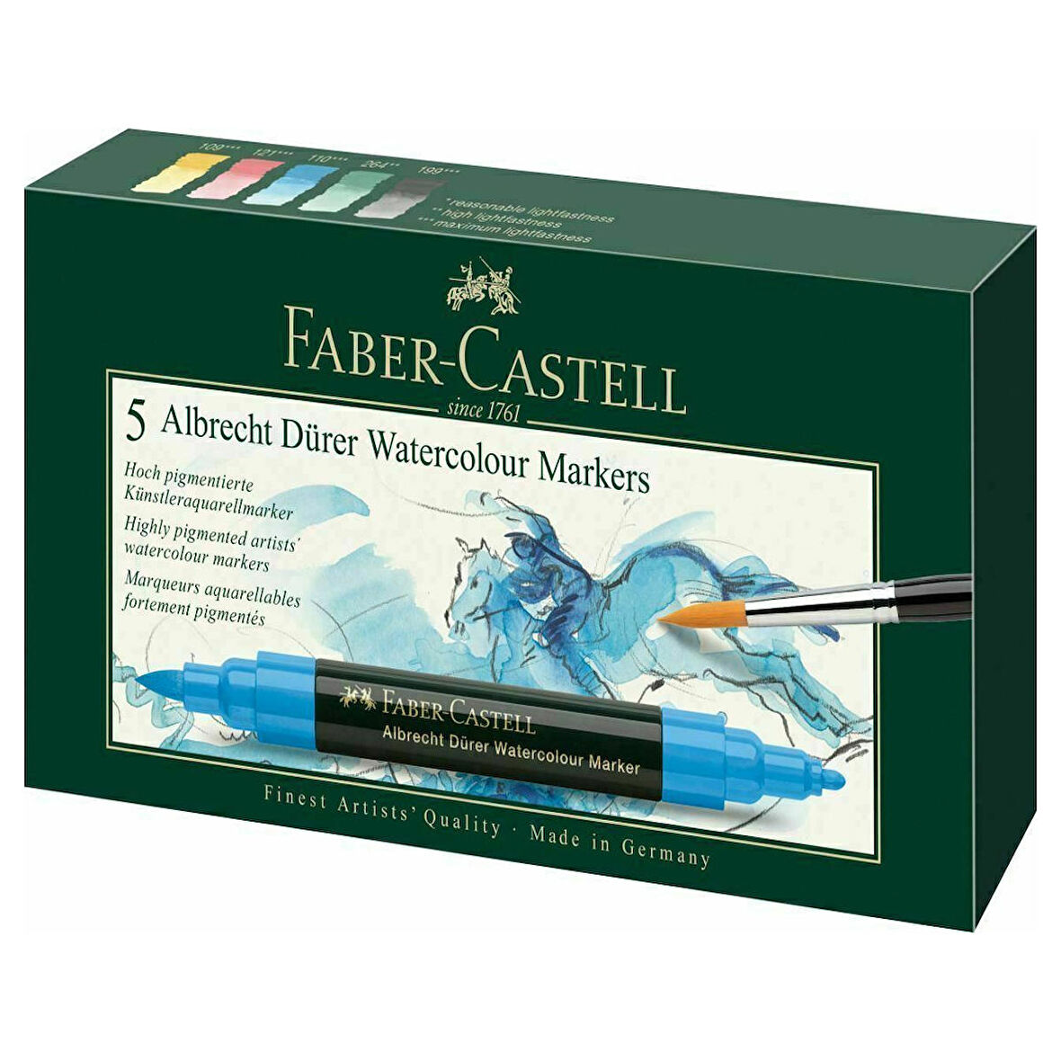 Faber-Castell 5 Albrecht Durer Watercolour Markers Set