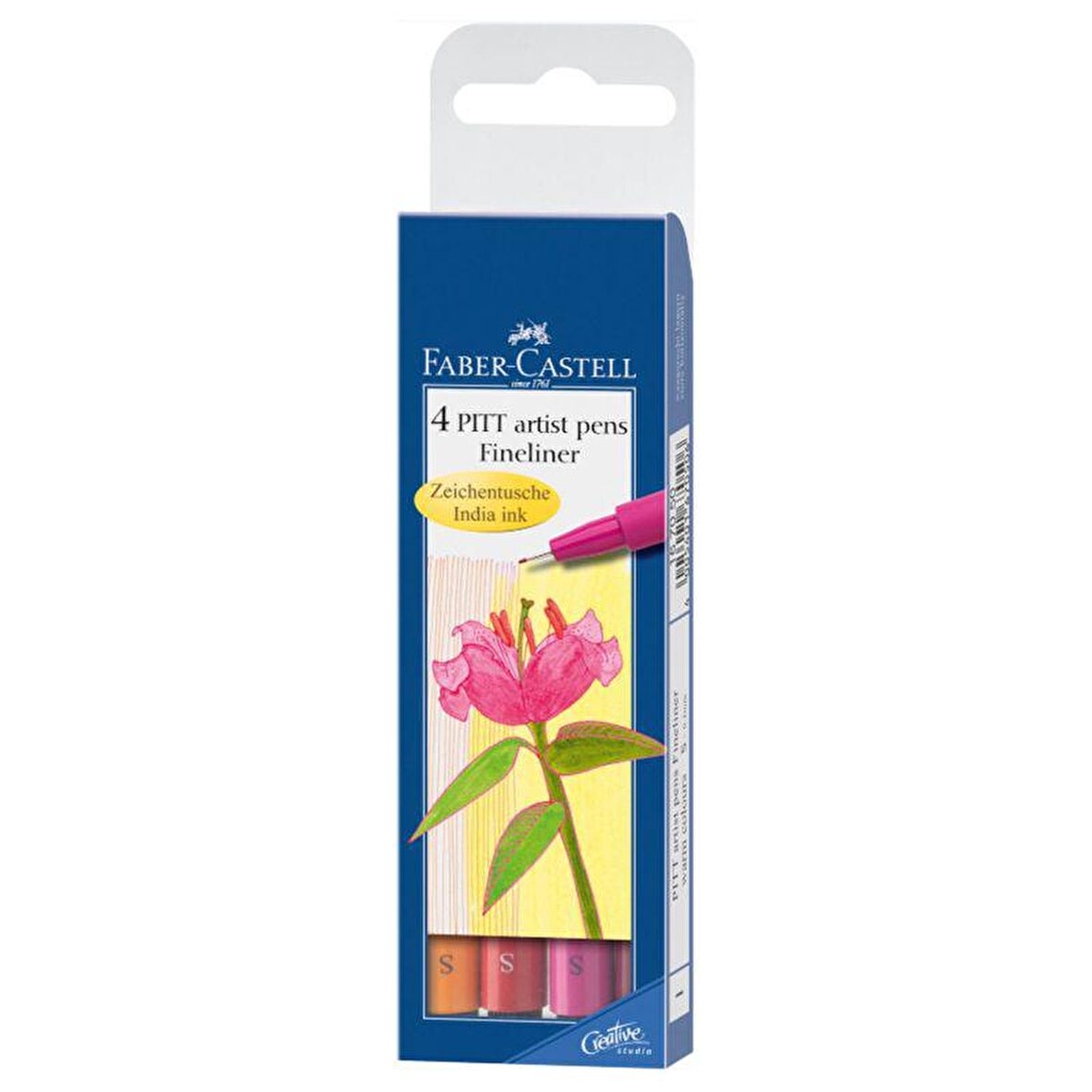 Faber Castell Pitt Artist Pens Fineliner 4lü Çizim Kalemi 167005