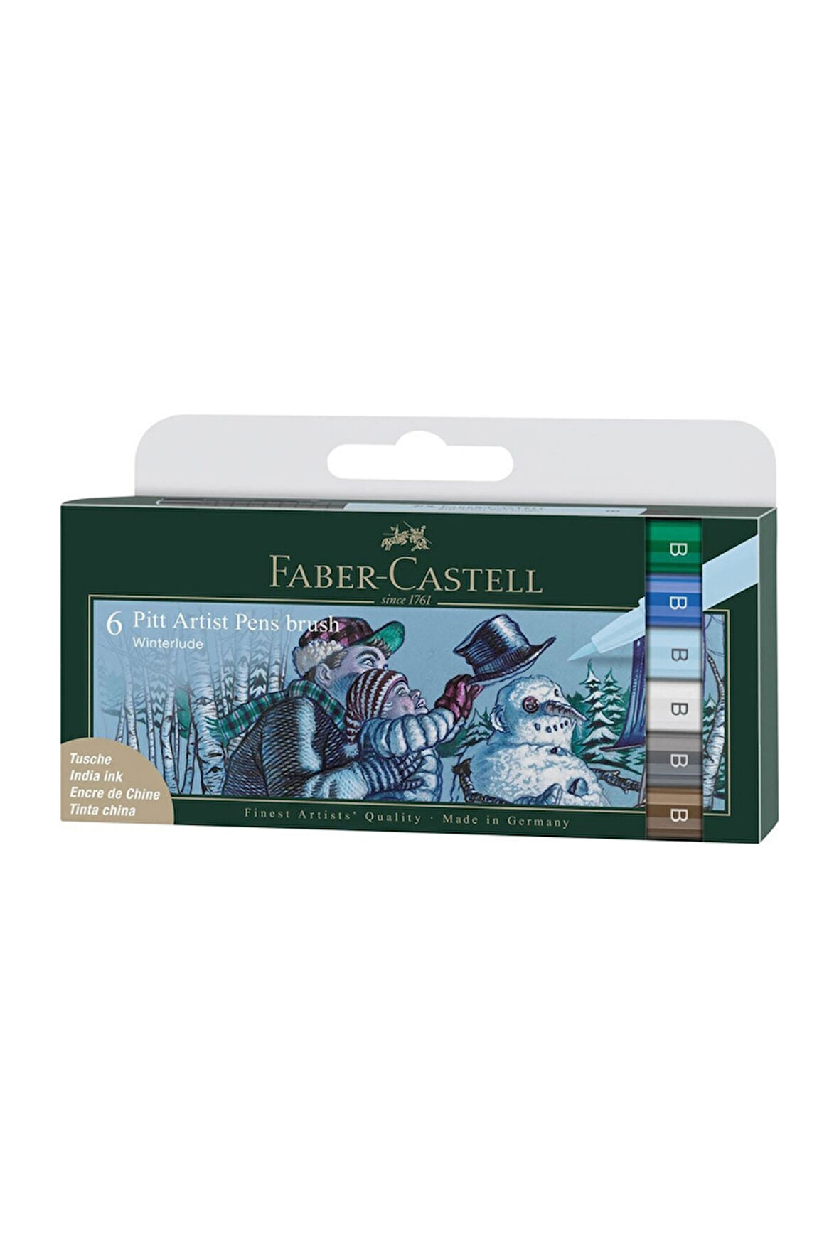 Pitt Artist Pen 6'lı Set,Çift Uçlu