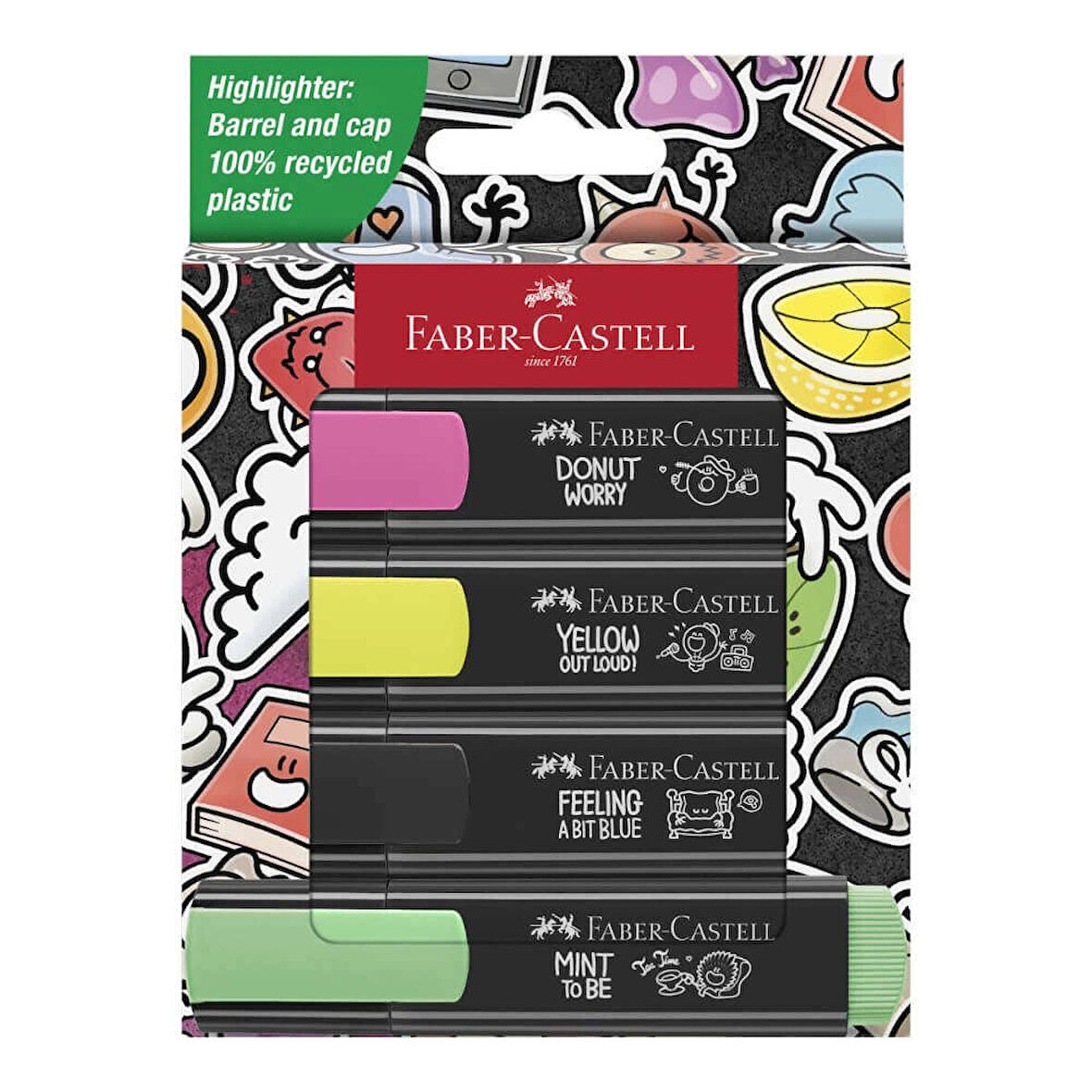 Faber Castell Fosforlu Kalem Graffiti Textliner 46 4X 5030254690000